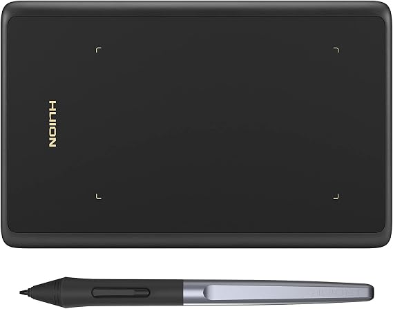 HUION Drawing Tablet H420X Graphics Tablet with 8192 Level Pen Pressure | Battery-Free Stylus, 4.17x2.6 IN Digital Art Tablet for OSU Game, Design, Drawing, Teaching, Work with PC, Mac, Linux, Mobile