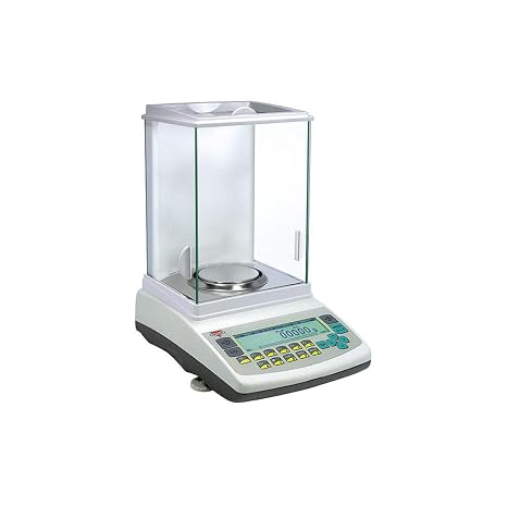 AGN200 Analytical Scale, 200g x 0.0001g (0.1mg Readability), Auto-Internal Calibration, USB, Large Graphical LCD Display, 12 Weighing Modes