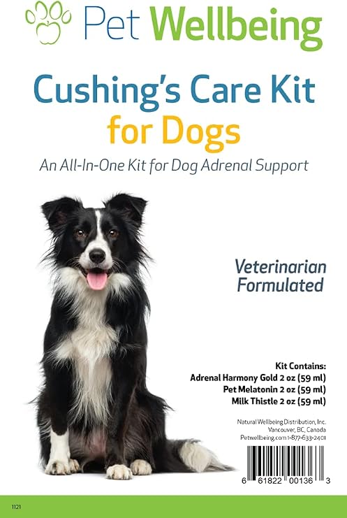 Pet Wellbeing Adrenal Care Kit for Dogs - Comprehensive Adrenal Support & Cortisol Balance for Dogs - Veterinarian-Formulated