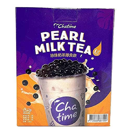 TAIWANGO CHATIME Pearl Milk Tea Kit Original Milk tea and Oolong Milk Tea 280g 4set Best Taiwanese Gift - CHATIME - Fresh Stock-Taiwan food