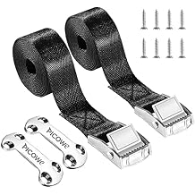Picowe Cooler Tie Down Kit - Cam Buckle Lashing Straps for YETI & RTIC Coolers