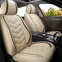 ADERN Car Seat Covers for Lexus RX 450h 2010-2022, Premium Nappa Leather Car Seat Cover, Stylish Sport Seat Covers, Automobile Seat Cover Sets.(Standard 2 Seats/Beige)