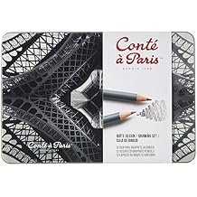Conte a Paris The Drawing Set with Assorted Drawing Pencils