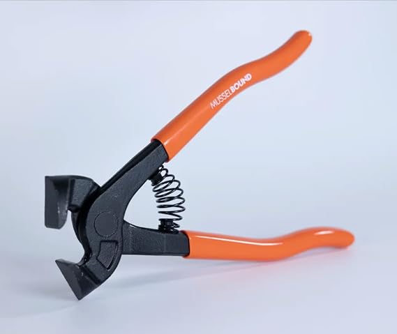 MusselBound® 8-inch Wall Tile Nipper – Offset Carbide Jaws for Effortless Wall Tile Shaping and Pro Results for DIYers
