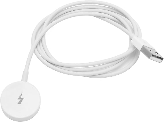 Smartwatch, Portable Charging Dock, Replacement USB Charger Cable for Q 1, for Q 2, for Q 3 Smartwatch (White)
