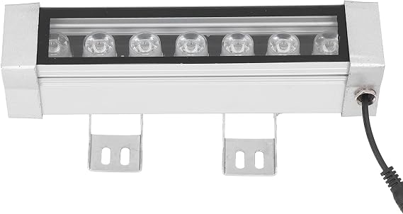Green Light Detection Lamp, 7W Dimmable LED Inspection Light for Surface Defects Detection in Industrial and Laboratory Applications Aluminum ABS Tempered Glass 21.5cm