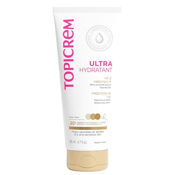 Topicrem Sensitive Skin Ultra-Moisturizing Progressive Tan 200ml by Topicrem