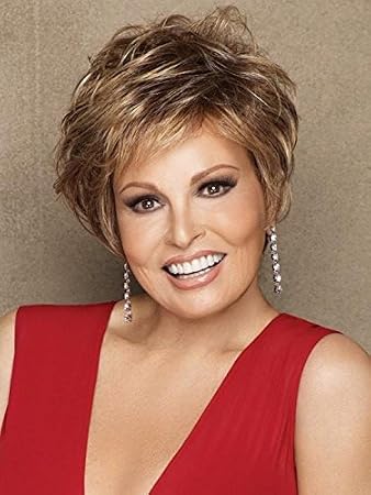 Cinch Wig Color R25 GINGER BLONDE - Raquel Welch Wigs Synthetic Women's Capless Short Sassy Asymmetrical Cropped Cut Memory Cap II