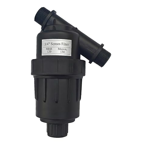 3/4 Inch Drip Irrigation Inline Hose Filter for a Smooth Irrigation System
