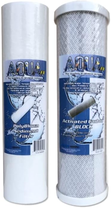 The AquaFX Reverse Osmosis 10 inch Replacement Pre-Filter Set