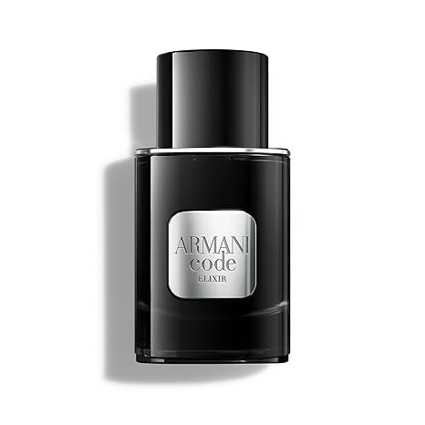 Armani Beauty Code Elixir Cologne for Men - Ambery & Spicy - With Green Mandarin, Leather Accord, Tonka Bean 1.6 Fl Oz