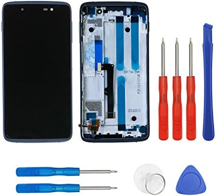 LCD Screen Compatible with BlackBerry DTEK50 STH100-1 Touch Digitizer Assembly  Frame with Repair Tools kit Black