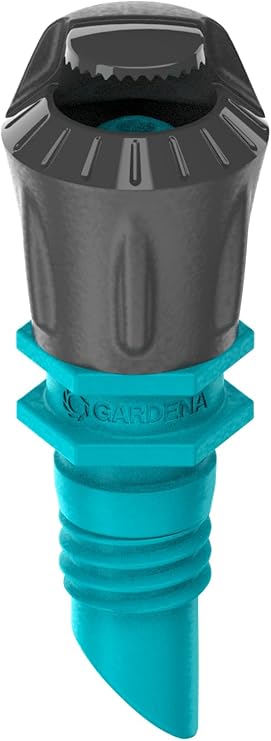 Gardena Micro-Drip-System Spray Nozzle 180 degrees: 180 degree spray head, adjustable, water-saving sprinkling, spraying range approx. 3 m, 5 units (13321-20)