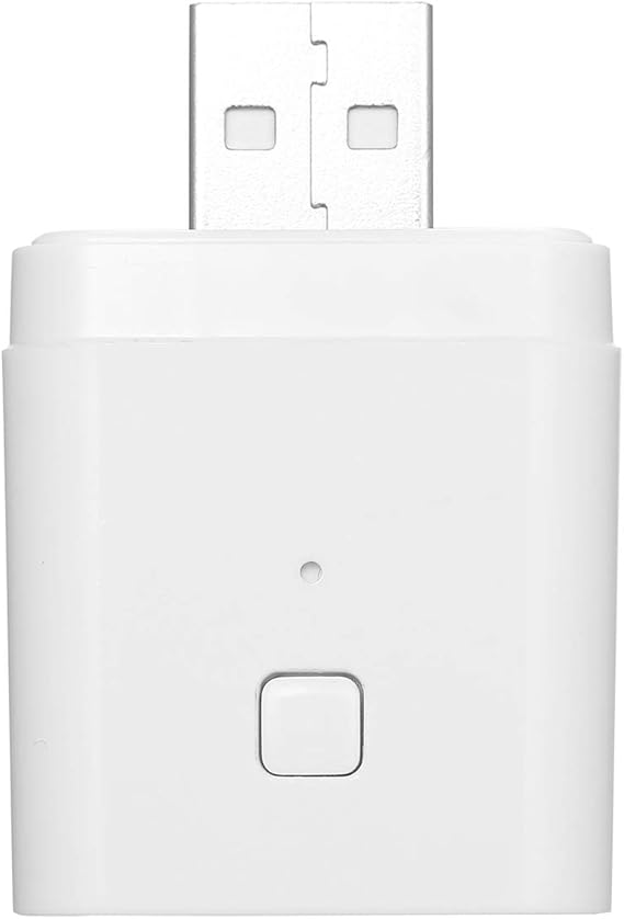 USB Smart Adapter, 1 x Tuya Micro 5V USB Smart Adapter Flexible Smart USB Devices via Tuya APP Voice Control Compatible with Alexa Google Home White 1