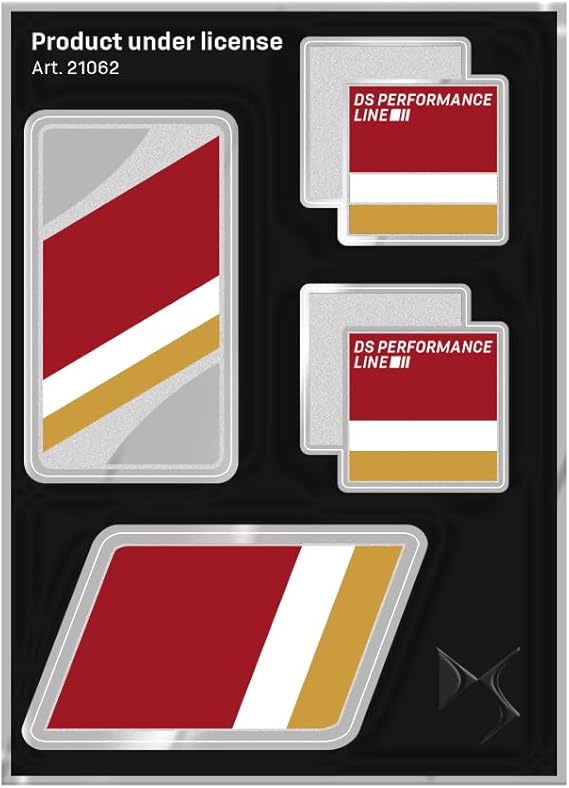 DS18 DS Performance Line Official Stickers 4 Logos, Multi-coloured, Sporty, Vinyl, Sticker Set