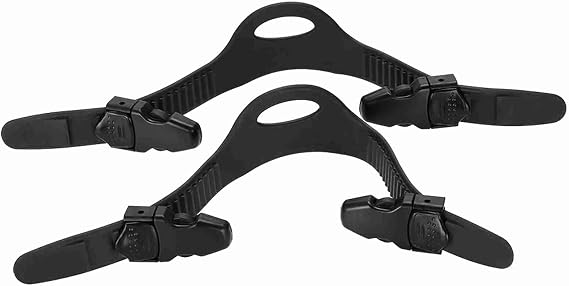 Demeras Fin Straps Adjustable Diving Straps Outdoor Indoor Water Sports Accessory 1 Pair(M)