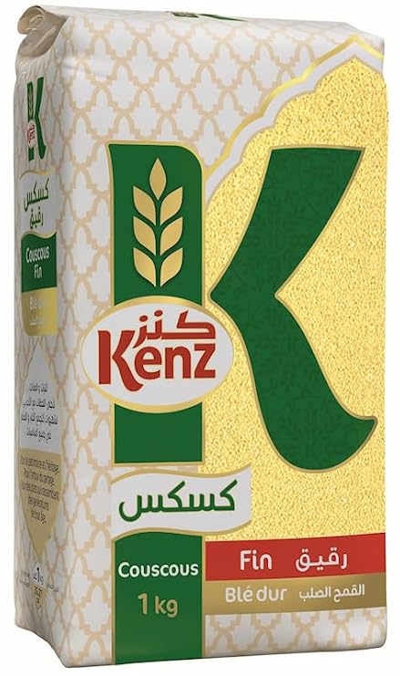 Couscous Kenz Fine - 1kg, Premium Moroccan Couscous, Pantry Staple