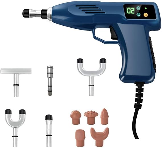 Electric Chiropractic Massager 1100N, 10pcs Multifuction Massage Heads