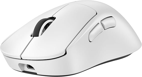 Logitech G PRO X SUPERLIGHT 2 DEX LIGHTSPEED Wireless Gaming Mouse, 60g Pro-Grade Lightweight Mouse With 5 Programmable Buttons, 44k DPI Sensor, 8K Polling, USB-C Charging, for PC/Mac - White