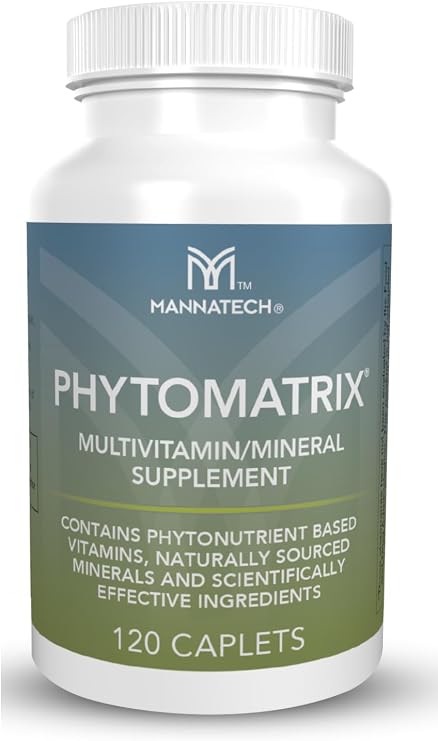 Mannatech - PhytoMatrix - 120 Capsules | Contains Botanical Extracts, Plant-Based Phytonutrients, Whole Food Blend, Daily Wellness Support, Easy-to-Take Capsules