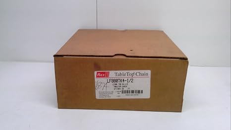 Rexnord Lf880tk4-1/2, Side-Flexing Tabletop Chain, 10Ft, Tan Lf880tk4-1/2