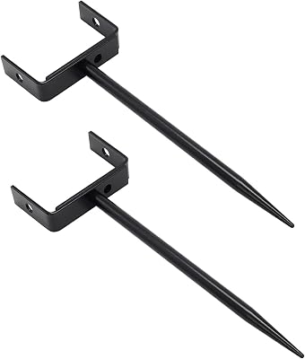 Rainwater Downspout Bracket - Heavy-Duty Galvanized Iron with Eco-Friendly Coating, Adjustable Size, Rust-Proof Anchor for Pipe Support, Easy Installation 2 Pack