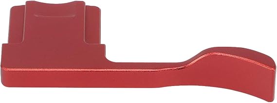 Haoge THB-GR3R Metal Hot Shoe Thumb Up Rest Hand Grip for RICOH GR III GRIII X GR3 GR3X GR IV GR4 Camera Red