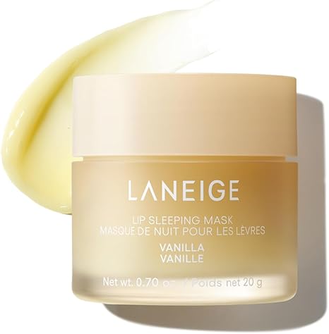 LANEIGE Lip Sleeping Mask, Korean Overnight Lip Mask with Berry Fruit Complex™, Vitamin C &amp; Coconut Oil, Hydrating Lip Treatment for Soft, Smooth Lips, 20g