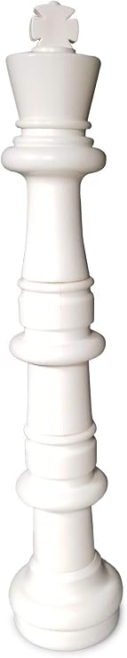 MegaChess Individual Chess Piece - King - 49 inches Tall - White