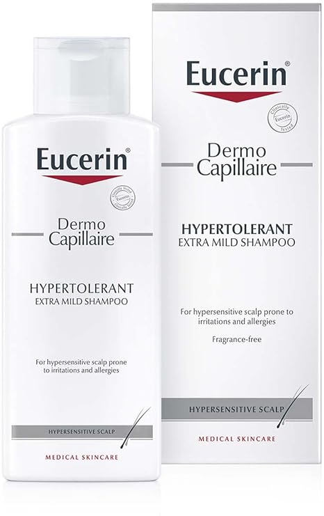Eucerin Dermo Capillaire Thinning Hair Shampoo for Sensitive Scalp for Men, 250ml