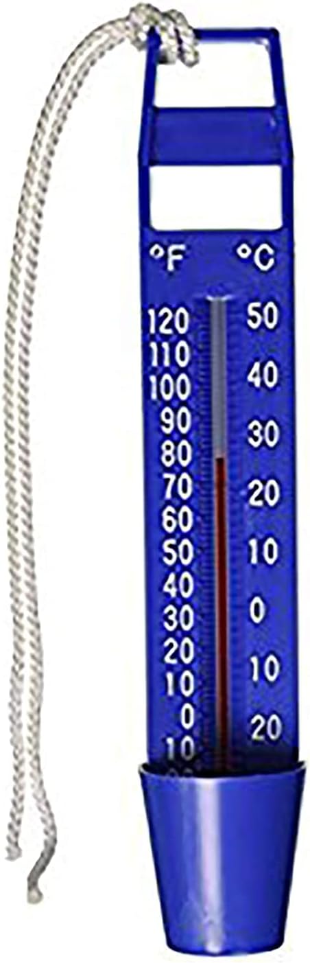 JED Pool Tools Inc 20-208 10-Inch Blue Scoop Pool Thermometer