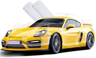 Clear Car Paint Protection Film Self Healing Adhesive Automotive Vinyl Anti-Scratch Glossy Car Body Wrap Guard Vinyl, 8 x 12, 2PCS