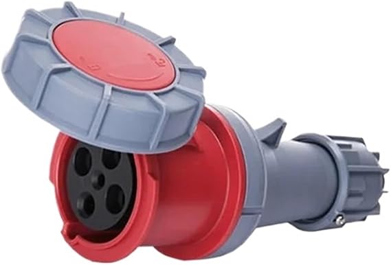 1pc IP67 Waterproof Industrial Plug and Socket 16A 32A 63A 125A Wall Mounted Socket Panel Mounted Coupler 220V 380V 415V