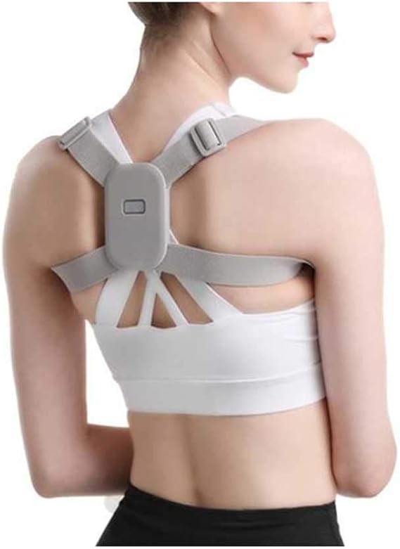 Intelligent Posture Corrector Smart Vibration LED Reminder Inductive Back Relief Shoulder Training Belt Unisex