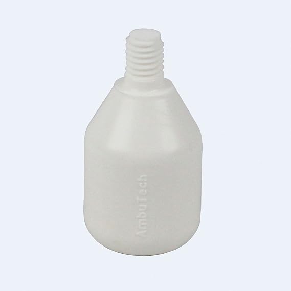 Ambutech 8mm Threaded Non-Rolling Marshmallow Tip - White
