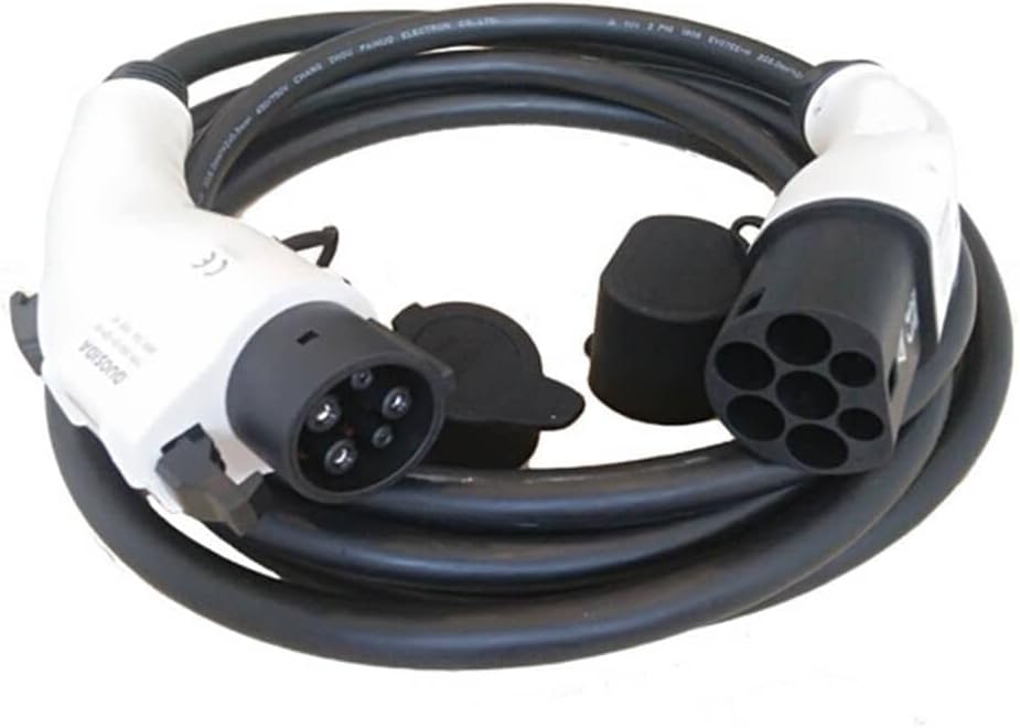 electric car cable 16A 32A j1772 charging cable Type 1 to type 2 male ev cable Mode 3 charger