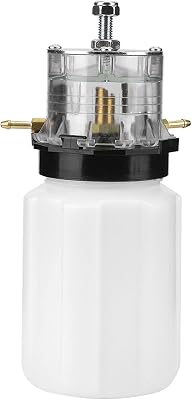 EVTSCAN Oil Pot Milking Machine, Plastic Milker Oil Pot Can for Cow Sheep Goat Milking Machine Vacuum Pump Accessory