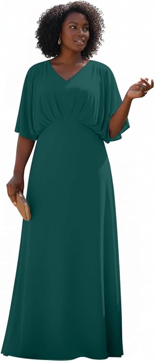 KOH KOH Womens Long Flowy Empire Waist Wedding Guest Bridesmaid Maxi Dress