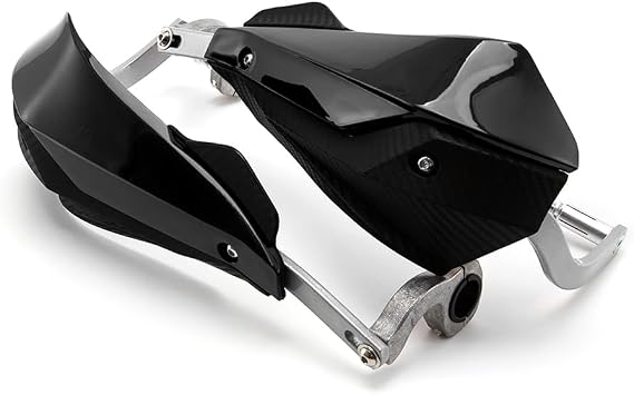 Dirt Bike Handguards,Motorcycle 7/8'' and 1 1/8'' Hand Guards Aluminum Universal for Dirt Pit Bike MX Motocross Supermoto Racing ATV Quad (Black)