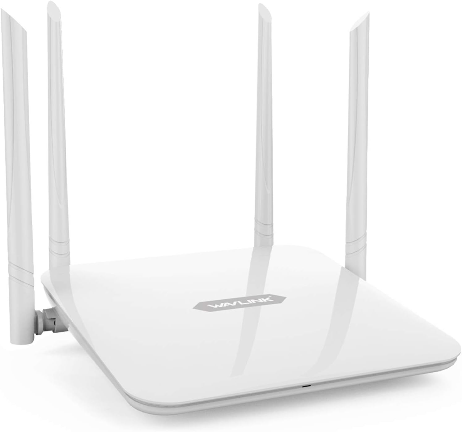 WAVLINK AC1200 Dual Band WiFi Router - 2.4GHz & 5GHz, 100Mbps Ethernet, 4x5dBi Antennas, Supports Router, WISP, AP Mode