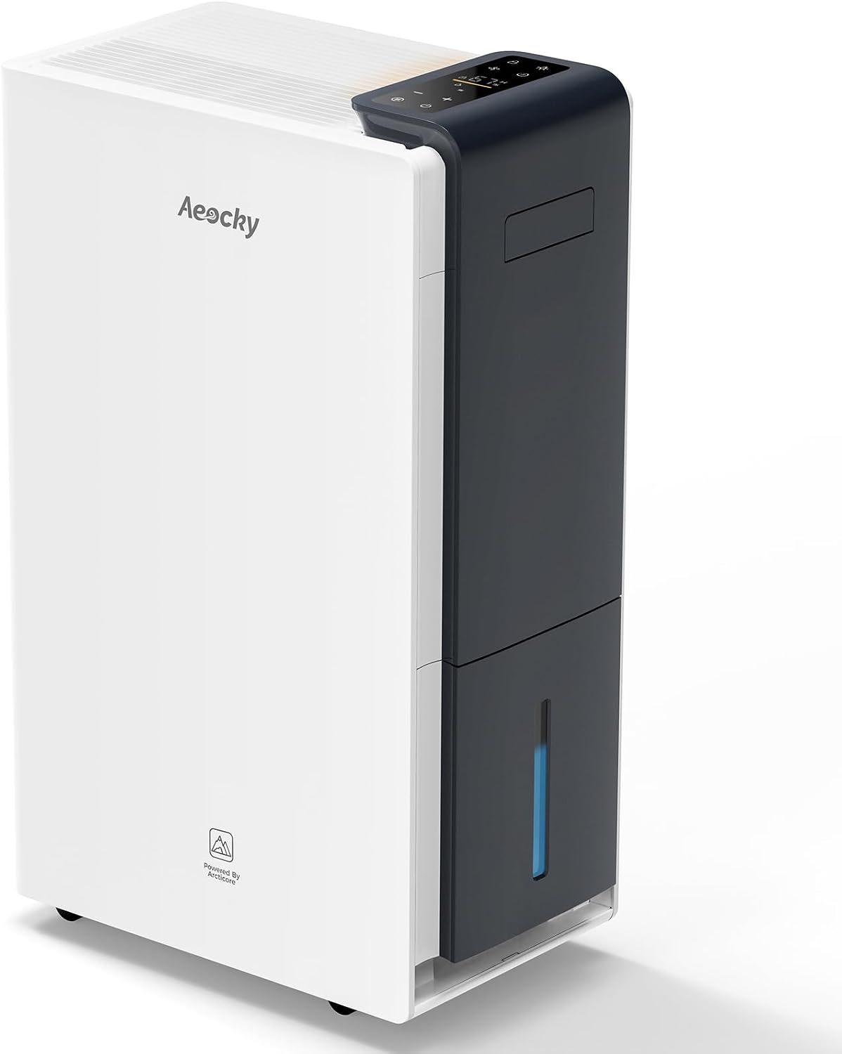1500 Sq. Ft Most Efficient Energy Star 2024 Dehumidifiers for Basement with Drain Hose, 22 pint with 2019 DOE, Dehumidifiers with Intelligent Humidity ControlDark Grey