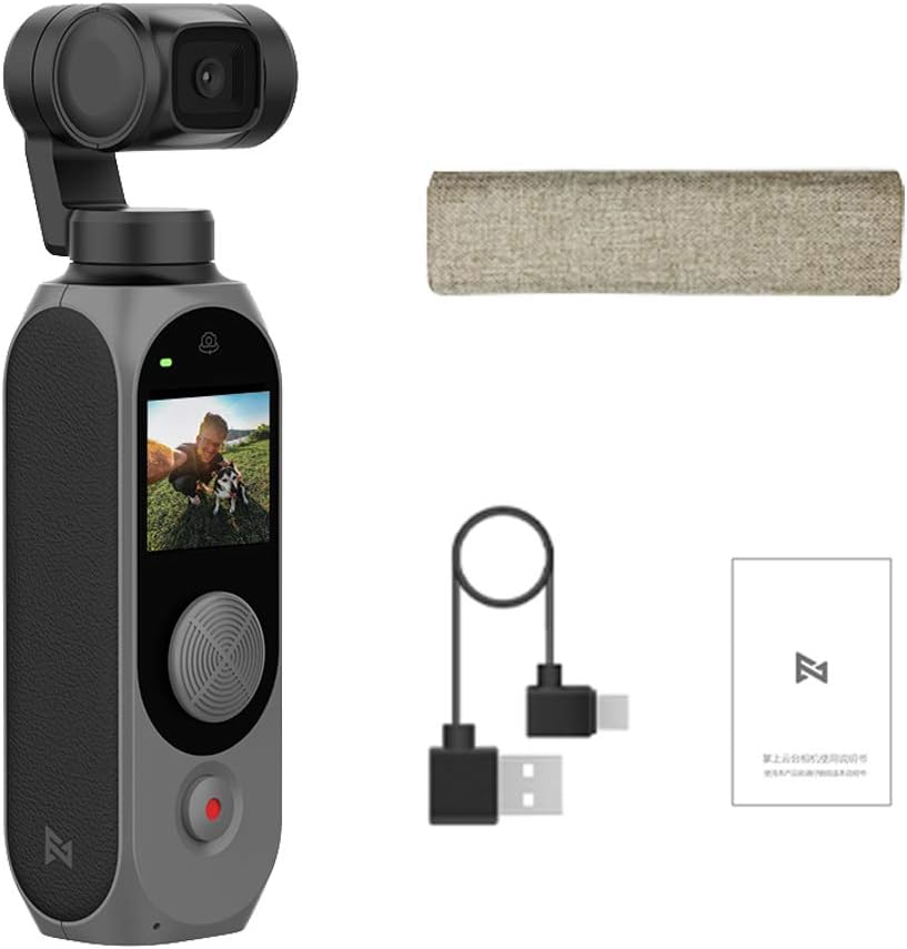FIMI Palm 2 Gimbal Camera Limted,Attachable to Smartphone, Android USB-C, iPhone
