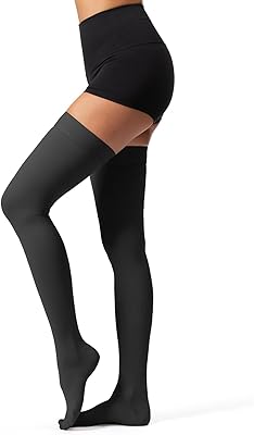 Thigh High Compression Socks,20-30 mmHg Closed Toe Compression Stockings for Men Women,for Varicose Veins,Edema,DVT