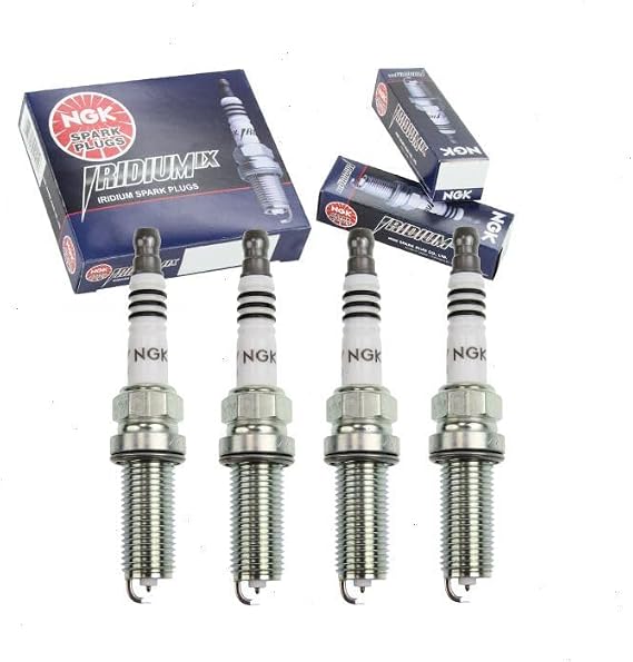 4 pc NGK Iridium IX Spark Plugs for Toyota Corolla 1.8L L4 2009-15 | Ultra-fine 0.6mm iridium tip sharpens throttle response and acceleration. 40,000-60,000 mile fine-wire performance.