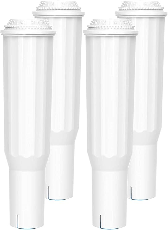 4 Pack CLEARYL/CLARIS White Water Filter Compatible with Jura F7, F8, Z5 Automatic Coffee Machine Impressa, Espresso, Capresso