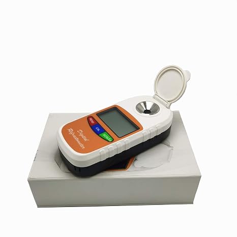 Handheld Honey Digital Auto Refractometer with ATC for Honey Moisture Calibration with 3 Scales,Range 0-90% Brix for Beekeeping,Honey Production,Sweetness or Water Content Test