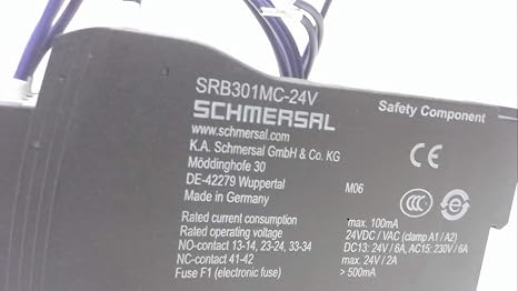 Schmersal Srb301mc-24V, Safety Control Module, 24V/2A Srb301mc-24V
