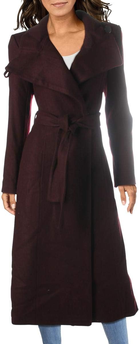 Kenneth Cole New York womens Fencer Melton Wool Maxi Coat