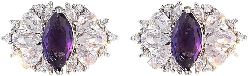 Butterfly Rhinestone for Clip on Earbuds Open Ear, Removable Ear Accessories Exquisite DIY Decoration