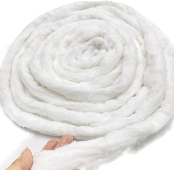 Beauty Thick Cotton Coil Pure White 200g 39Feet for Manicures and Salon